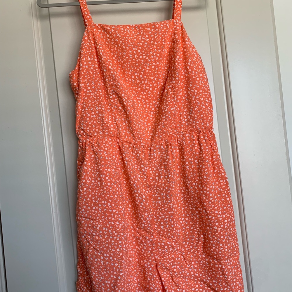 Orange Romper